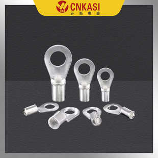 RNB圆形裸端头O型圆形裸端头 铜线鼻子镀锡接线耳 冷压接线端子