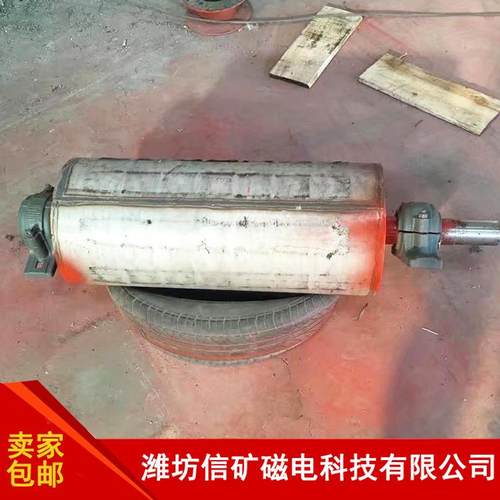 厂家供应永磁滚筒干式除铁机强磁单筒磁选机磁滑轮