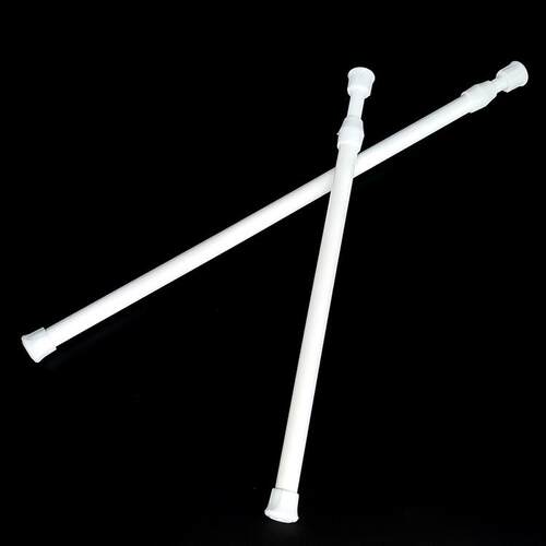 Bathroom shower curtain rod, no-drill telescopic rod, suitab