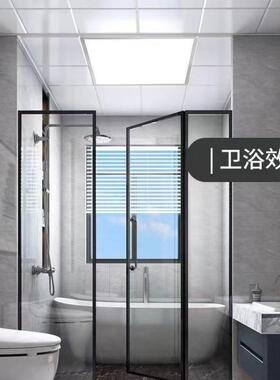 集成吊顶edl厨房灯卫生间KEN灯嵌入灯式吸顶灯le平板灯3d00*300*6