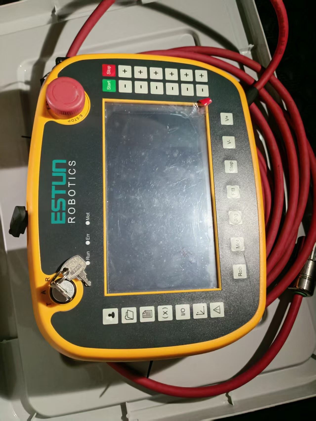 埃斯顿机器人示教器ERT76可充新，功能包好