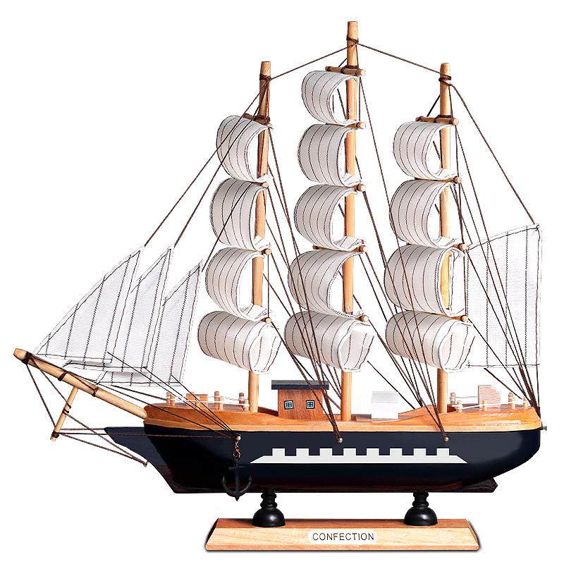 帆船模型一帆风顺家居客厅装饰品摆件酒柜玄关书架桌面小摆设,家居饰品,装饰摆件,淘宝优惠券,粉丝福利购,淘宝优惠卷