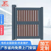 栅栏门小区智能广告门人行通道小门人脸识别刷卡电动门社区门禁门