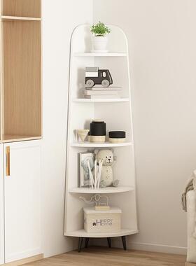 落地书家用物客厅墙角转角架CMV柜卧室三角形拐角花架架收纳储物