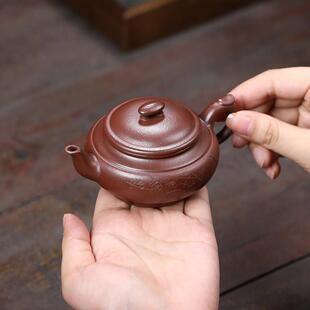 全纯手工紫砂壶正宗宜兴原矿紫泥小品上新桥壶家用泡茶壶茶具套装