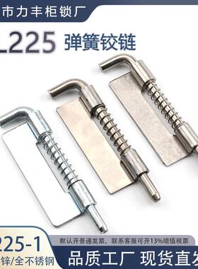 CL225-1弹簧铰链铁皮柜门合页CL2252-3插销暗合页焊接铰链下轴M4