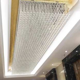 酒店大堂水晶灯宴会厅八角珠吸顶灯会所过道走廊道别墅家用客厅灯