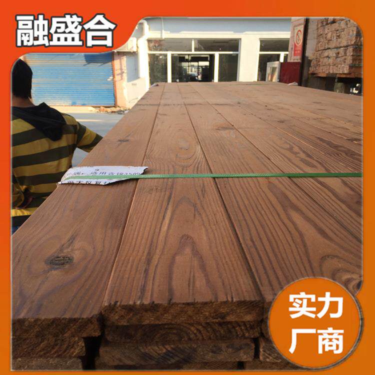 深度炭化木 古建木牌坊葡萄架 南方松深度碳化木 户外防腐木