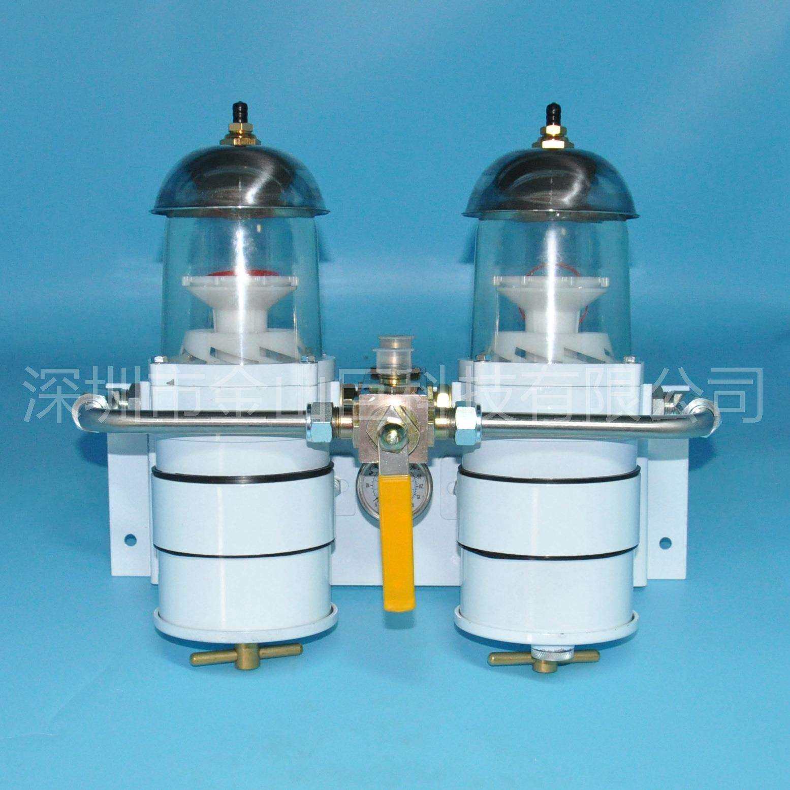 工程机械燃油水分离器新款900FG双联带表 金属护罩75900MAX