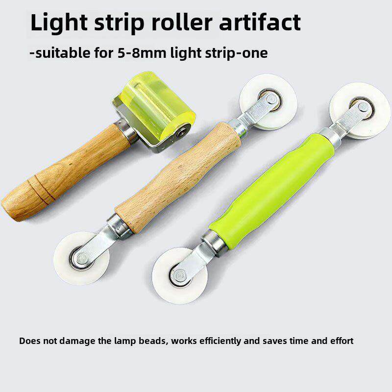 Led灯条工件柔性灯条安装手柄滚轮线性灯罩安装工具线性灯压轮