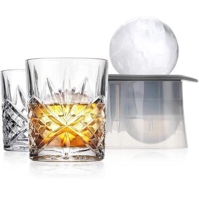 1PCS Whiskey Glass, Old Fashioned Rocks Glasses Tumblers, Gl