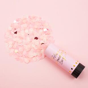 新款直销生日婚礼手拧小礼炮喷花筒手持拉炮礼花拍照派对道具结婚
