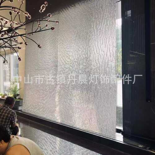 钢网流水，金属网水帘，不锈钢屏风，水景观形象背景墙大厅装饰