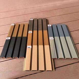 塑木地板多种颜色规格质量稳定不易受潮腐蚀不易褪色安装简单