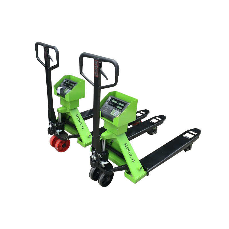 -2t打印叉车带称重2托盘车可选ycs吨电子秤移动磅秤电子液压搬运