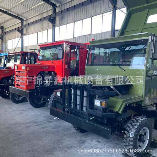 外贸出口锦昇鑫小型柴油爬山王 四驱农用车 随车挖四轮四不像
