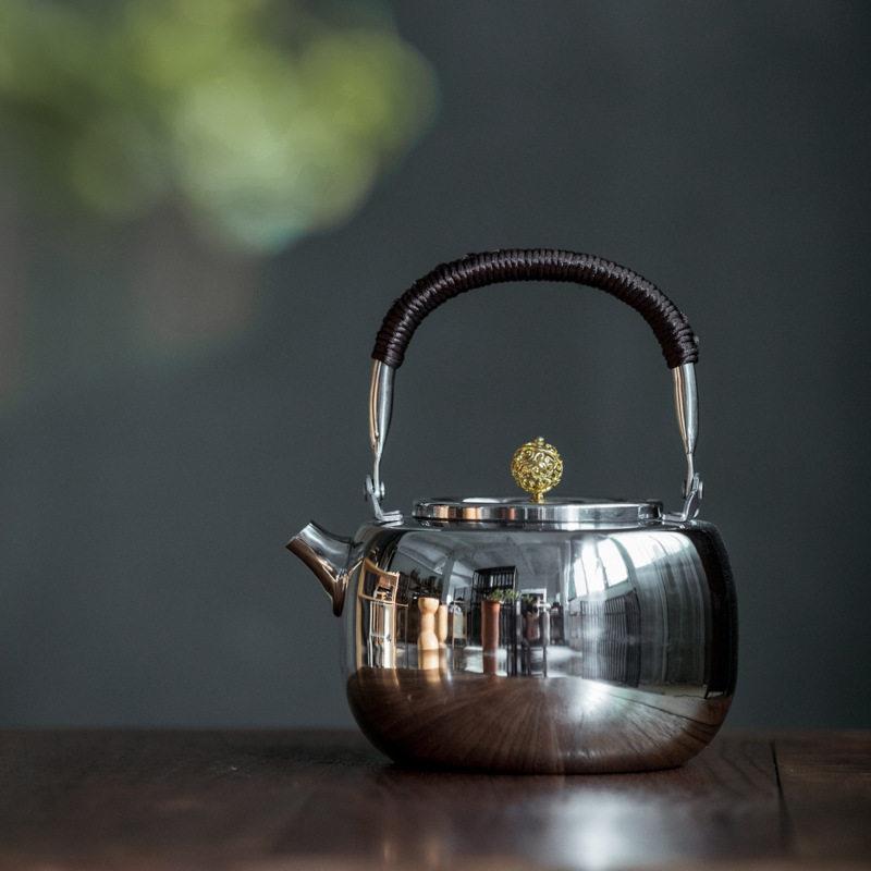 304不锈钢烧水壶 高档加厚烧水泡茶专用电磁炉黑晶炉煮水壶热水壶