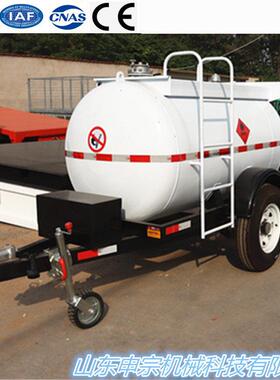 定做2000L油拖车 柴油拖车 航空煤油拖车 场内转运小型车