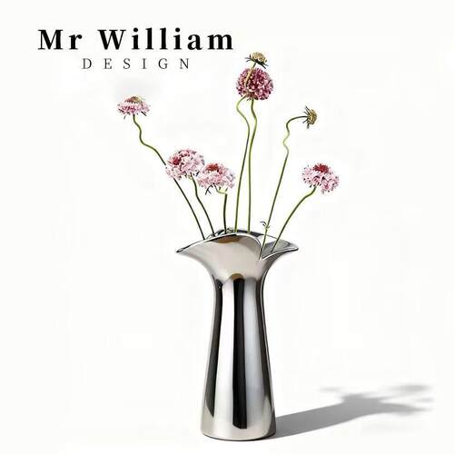 MR William 北欧简约陶瓷装饰花瓶高级感轻奢高颜值插花瓶