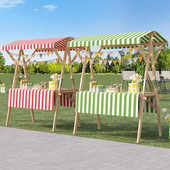 集市摊位展示架超市货架花车促销 展示台夜市摆摊地摊车移动可折叠