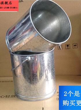 大号铁皮水桶镀锌桶铁桶金属桶直桶家用加厚款手提桶小水筲圆水桶