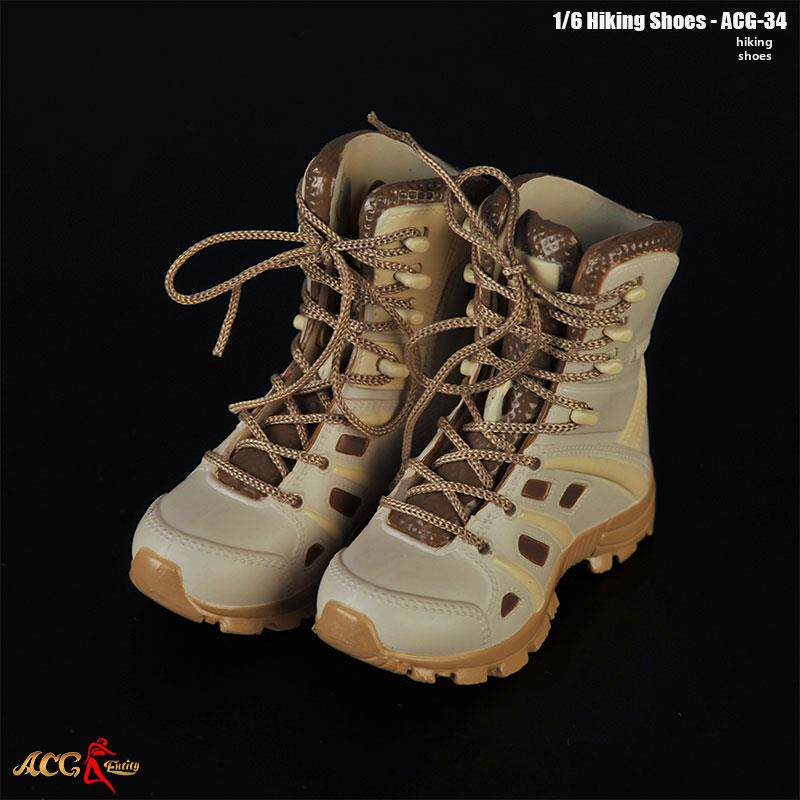 1/6 兵人迈乐靴作战靴 登山靴 现代潮流 空心系鞋带ACG-34登山靴