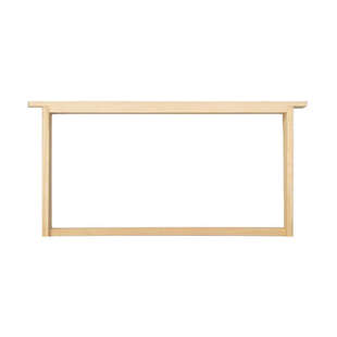 华亚蜂具全杉木塑料巢础专用木框蜂具蜂箱蜜蜂养蜂工具四边有槽