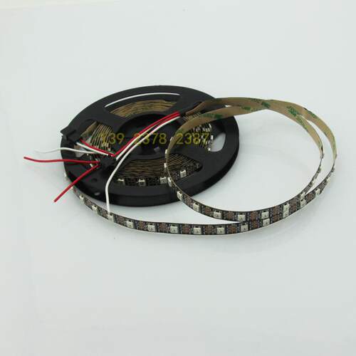 5050幻彩灯带2811ic 12V LED全彩软灯条 30灯60灯 裸板黑板灯带