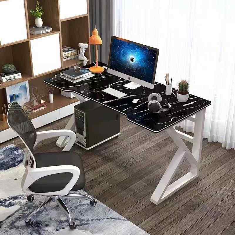 高档家用台学式电写竞桌带穿线孔电脑桌游戏桌网红直播工作台生书,住宅家具,电脑桌,淘宝优惠券,粉丝福利购,淘宝优惠卷