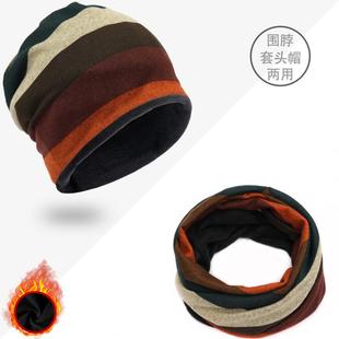 无压感老年人睡帽男士头套女款秋冬防风保暖光头帽子晚上睡戴的