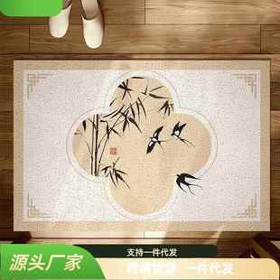 中古SN978113风门入户门地垫门垫圈家用垫玄关丝耐脏进门口地毯法