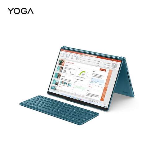 联.想YOGA Book 9i AI元启 13.3英寸双屏360度翻转电脑 雾海蓝