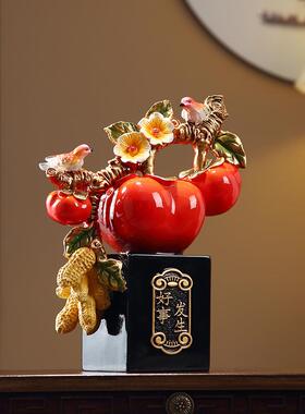 好事发生摆件客厅玄关博古架酒柜装饰品店铺开业乔迁入宅大吉用品