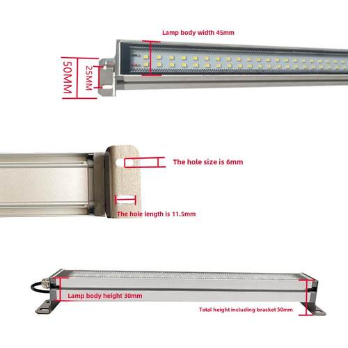 Td47金属Led数控机床工作灯防水防爆加工中心照明三防灯220V24V