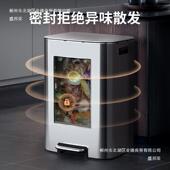 新不锈钢垃圾桶大品容量商家用用厨房踏式 脚带盖酒店办公室超6ALK