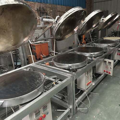 贵州绿豆粉机煎饼机上下加热推拉式湖北豆皮豆丝机器节能高效
