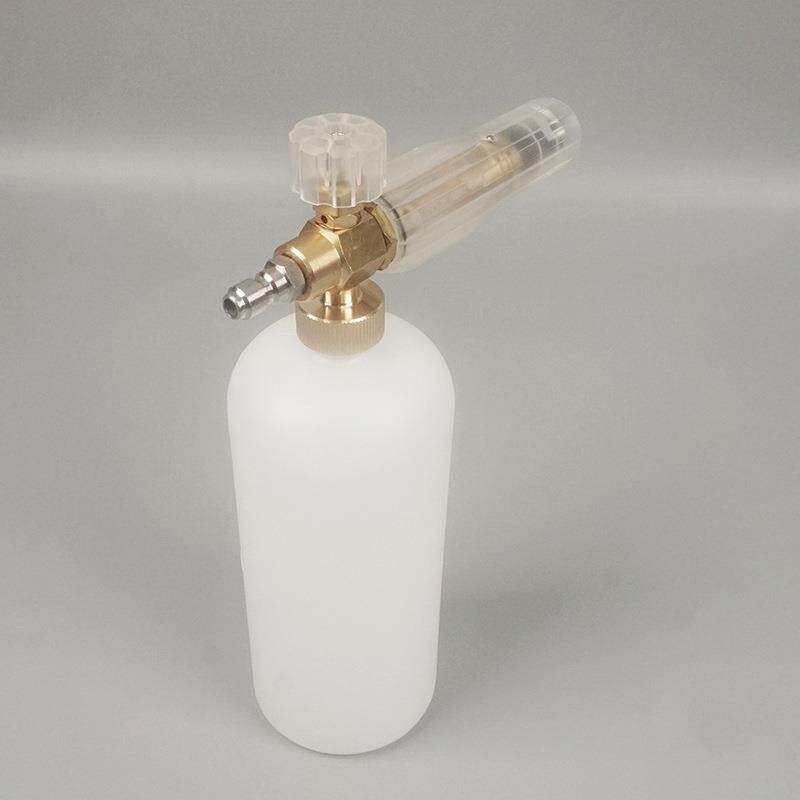 新款家用高压泡沫壶可调节磨砂透明泡沫壶60Bar家用机出浓泡沫