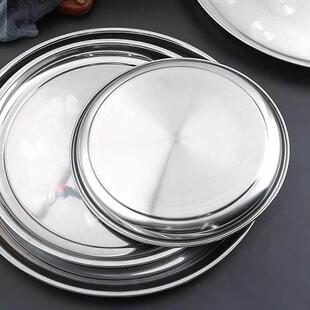steel platter With stainless big disk round thick plate