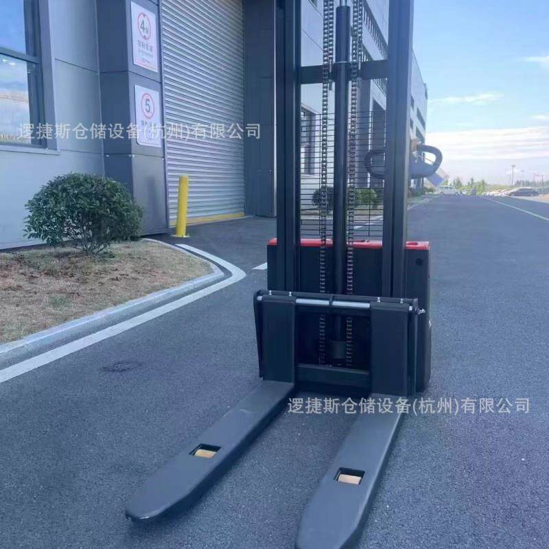 步行式物流仓储搬运液压升高车装卸车1.5吨全电动堆高车叉车
