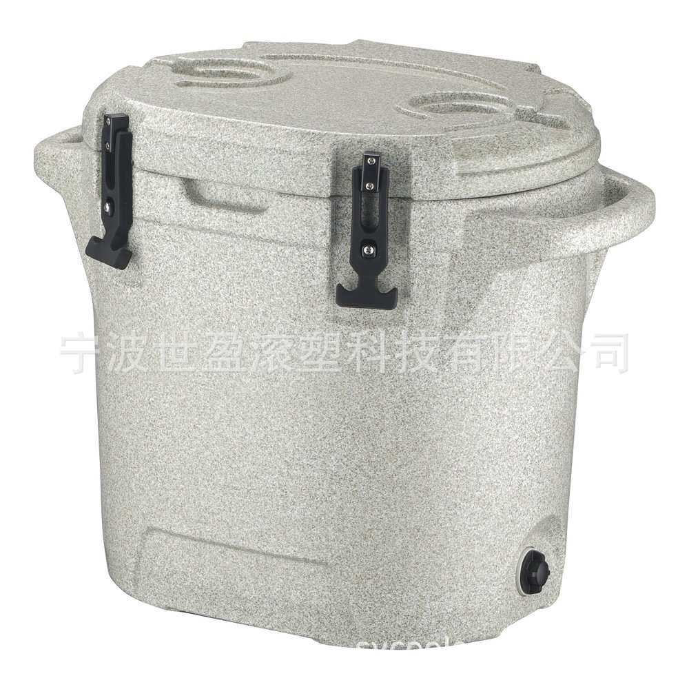 厂家供应 25L圆形滚塑保温桶野餐食品保鲜箱保温桶