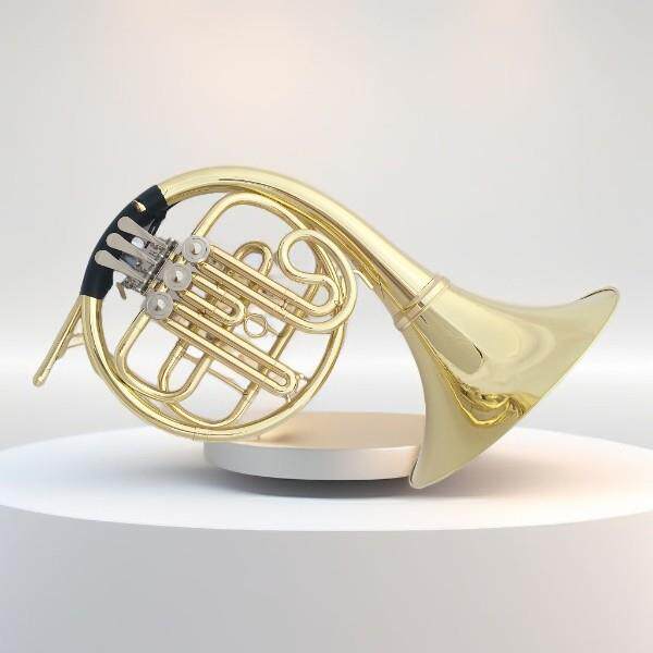 宫泽风降B调三键圆号单排圆号乐器法国号分体金色专业学生初学