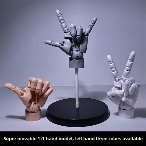 超可动手指关节人手模型动漫绘画素体手办美术参考左手加美高浩手