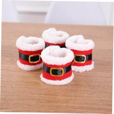 Christmas decorations Christmas belt buckle napkin rings
