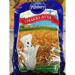 Pillsbury Chakki atta印度进口普斯比例面粉5kg全麦粉