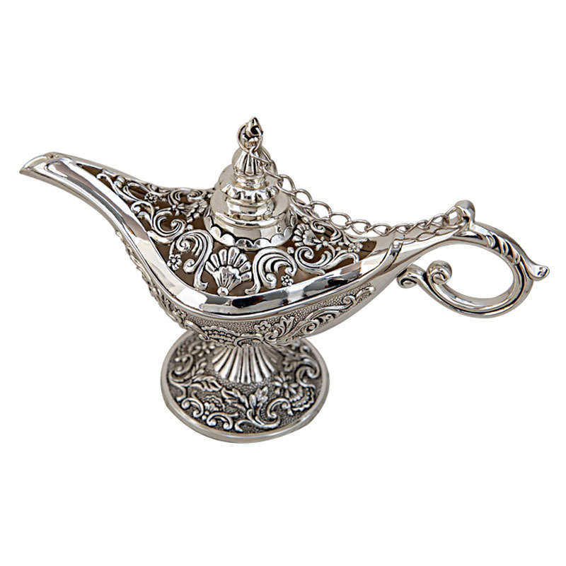 欧式创意复古神灯镂空阿拉丁神灯金属工艺品家居装饰摆件外贸,特色手工艺,其他特色工艺品,淘宝优惠券,粉丝福利购,淘宝优惠卷