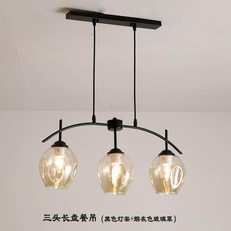 北欧后现代客厅灯餐厅三头吊灯家装组合灯具古镇灯饰多头组合灯
