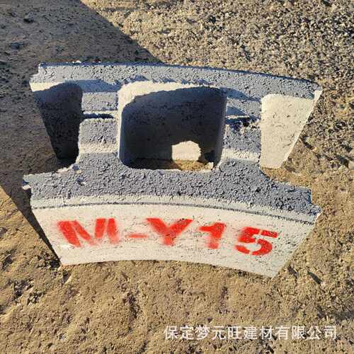唐山混凝土模块式排水检查井模块砖MY15弧形垒井砖井壁砖砌井砖