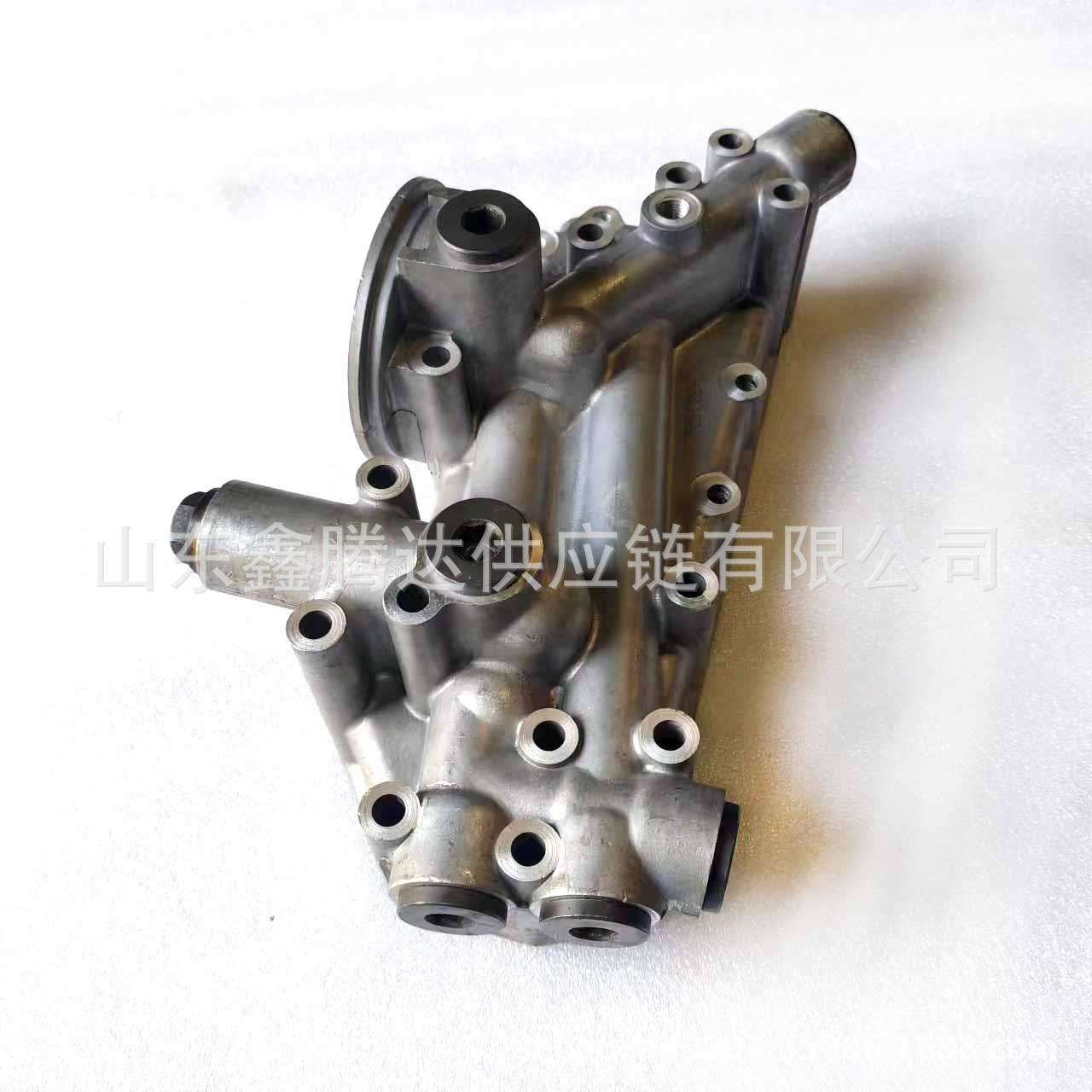 上柴D9 机油滤清器座D6114发动机油冷器盖D17-030-42