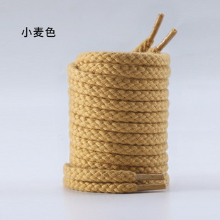 金属头10MM加粗全棉黑色圆绳卫衣帽绳带裤腰绳带绳头抽绳裤头绳