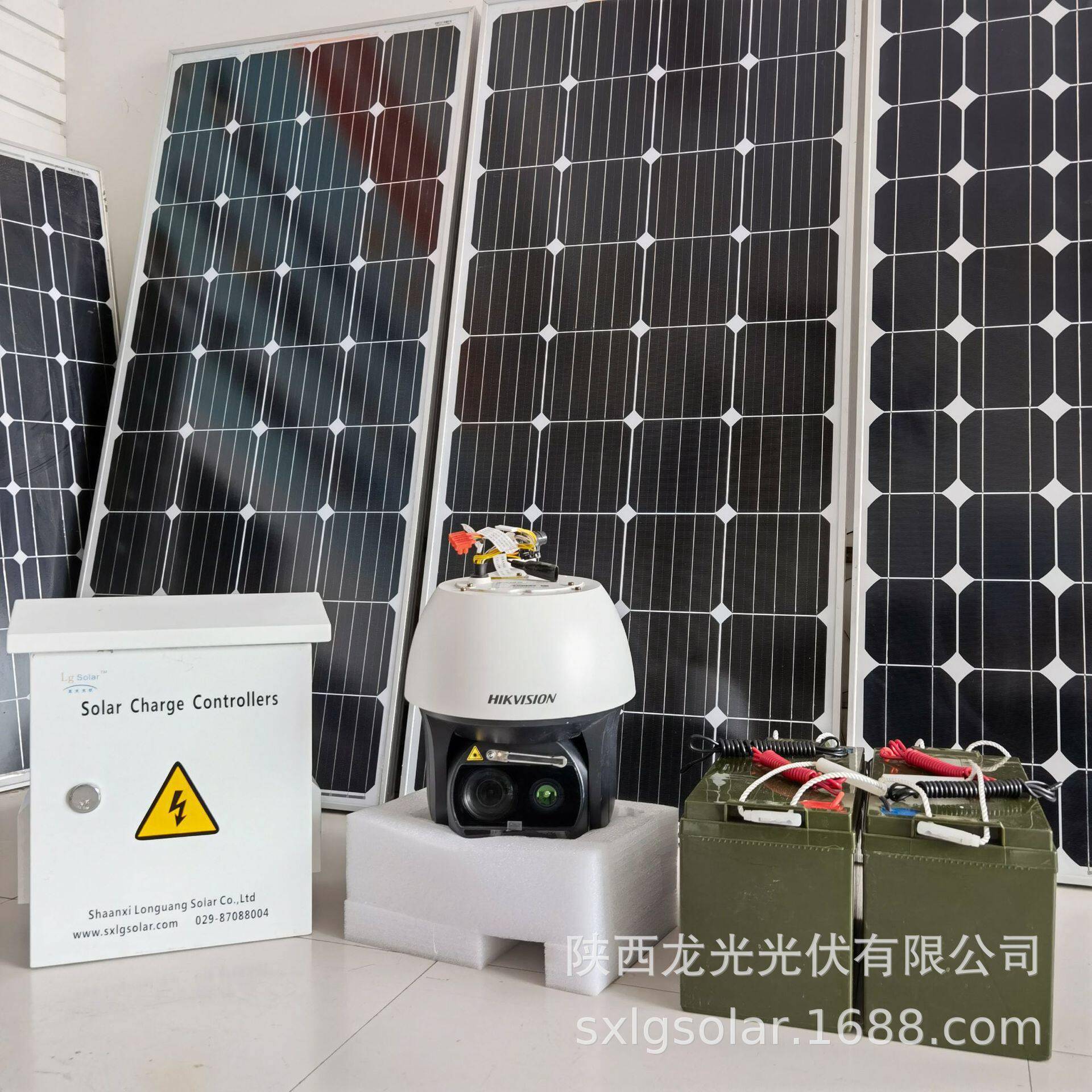 生产加工太阳能监控供电系统枪机球机光伏发电石油水利野外设备